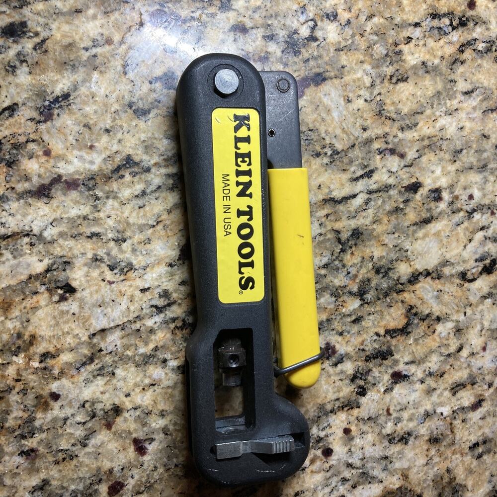 Klein VDV212-009-SEN Compression Crimper - Lateral, Adjustable F-Connector